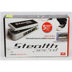STEALTH PEDAL GUITAR AND BASS USB AUDIO INTERFACE