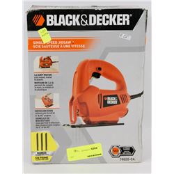 BLACK AND DECKER SINGLE SPEED JIGSAW