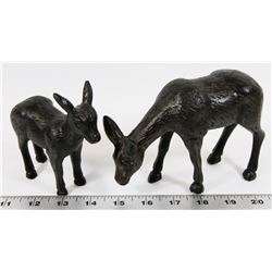 SET OF 2 CAST IRON DEER MOTHER