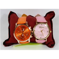 2 NEW GENEVA WATCHES