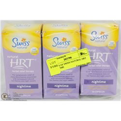 3  BOXES OF SWISS NATURAL HRT NIGHT TIME