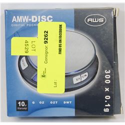 AWS DIGITAL POCKET SCALE