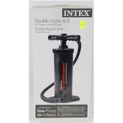 INTEX DOUBLE QUICK III S HI-OUTPUT HAND PUMP