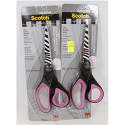 TWO PAIRS OF SCOTCH 8" SCISSORS