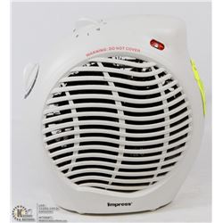 IMPRESS 1500 WATT SPACE HEATER WITH ADJUSTABLE