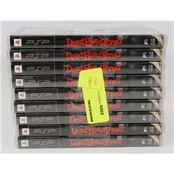 BUNDLE OF 9 COPIES OF DEAH HEAD FRED FOR PSP