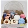 Image 1 : BOX W/SEWING & KNITTING SUPPLIES INCL.