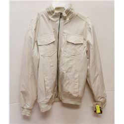 MOTO XL CREAM JACKET WITH TAG.