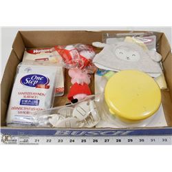 BABY ITEMS INCL BABY CAPS & FEEDING BOWL - ALL NEW
