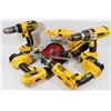 Image 1 : BOX OF DEWALT DRILLS, AND CIRCULAR SAW