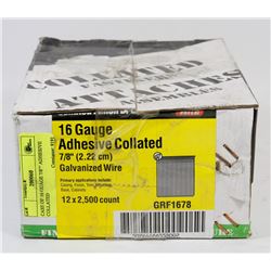CASE OF COLLAGED FINISHING BRADS 16 GAUGE