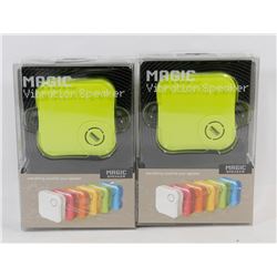 LOT OF TWO MAGIC VIBRATION SPEAKERS