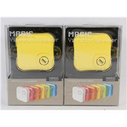 LOT OF TWO MAGIC VIBRATION SPEAKERS