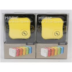 LOT OF TWO MAGIC VIBRATION SPEAKERS