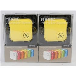 LOT OF TWO MAGIC VIBRATION SPEAKERS