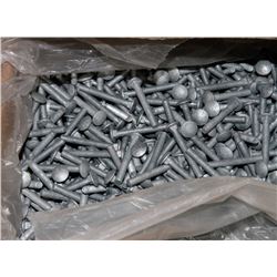 CASE OF GRADE 2 CARRIAGE BOLTS 1/4 X 2