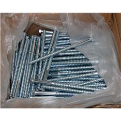 CASE OF GRADE 2 LAG SCREWS 3/8 X 7"