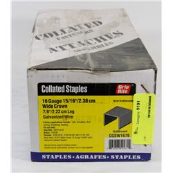 CASE OF COLLATED STAPLES 7/8" WIDE CROWN