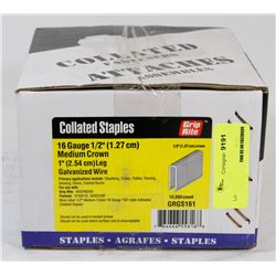 CASE OF COLLATED STAPLES 16 GAUGE