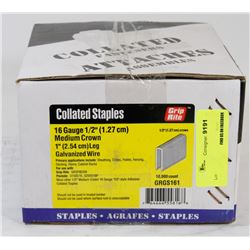 CASE OF COLLATED STAPLES 16 GAUGE