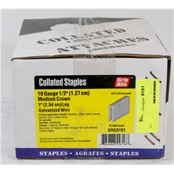 CASE OF COLLATED STAPLES 16 GAUGE
