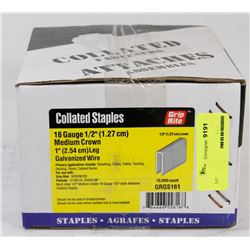 CASE OF COLLATED STAPLES 16 GAUGE