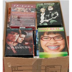 LARGE BOX OF ASSORTED DVDS
