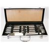 Image 1 : ALUMINUM CASE WITH NEW SET OF FORKS/KNIVES AND