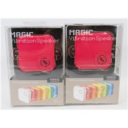 LOT OF TWO MAGIC VIBRATION SPEAKERS