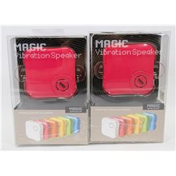 LOT OF TWO MAGIC VIBRATION SPEAKERS