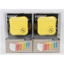 LOT OF TWO MAGIC VIBRATION SPEAKERS