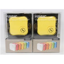 LOT OF TWO MAGIC VIBRATION SPEAKERS