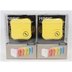 LOT OF TWO MAGIC VIBRATION SPEAKERS