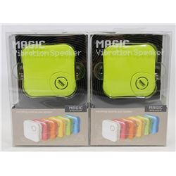 LOT OF TWO MAGIC VIBRATION SPEAKERS