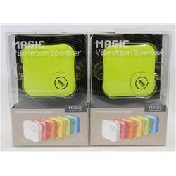 LOT OF TWO MAGIC VIBRATION SPEAKERS