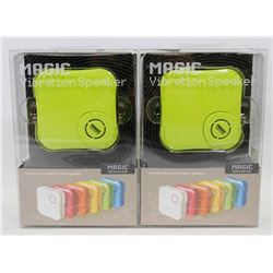 LOT OF TWO MAGIC VIBRATION SPEAKERS