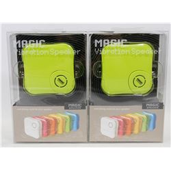 LOT OF TWO MAGIC VIBRATION SPEAKERS