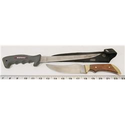 LOT OF 2 KNIVES INCL SHIMANO 9 INCH FILLETING