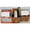 Image 1 : 3 BOXES OF SCHOOL/OFFICE SUPPLIES.