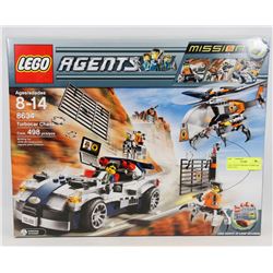 LEGO AGENTS MISSION TURBOCAR CHASE SET.