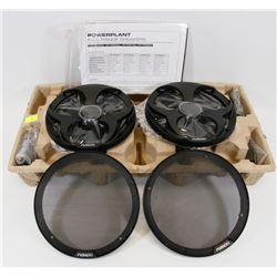 PAIR OF FUSION CAR SPEAKERS