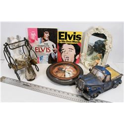 ASSORTMENT OF WINE BOTTLE HOLDERS, ELVIS