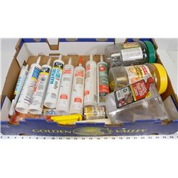 SILICONE AND FASTENER LOT