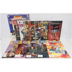 FLAT OF ASSORTED COMIC BOOKS