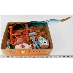 FLAT OF WINDCHIMES & SUN CATCHERS.