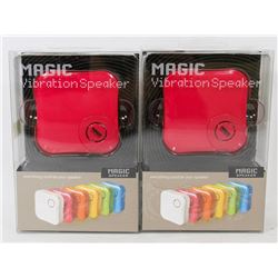 LOT OF 2 MAGIC VIBRATION SPEAKERS