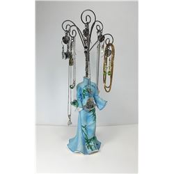 6 - ASIAN LADY JEWELRY STAND