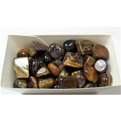 7 - LOT OF POLISHED TIGER'S EYE