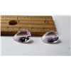 Image 1 : 15 - LOT OF 2 MATCHED PINK AMETHYST