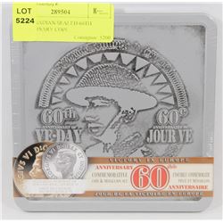 2005 CANADIAN SEALED 60TH ANNIVERSARY COIN